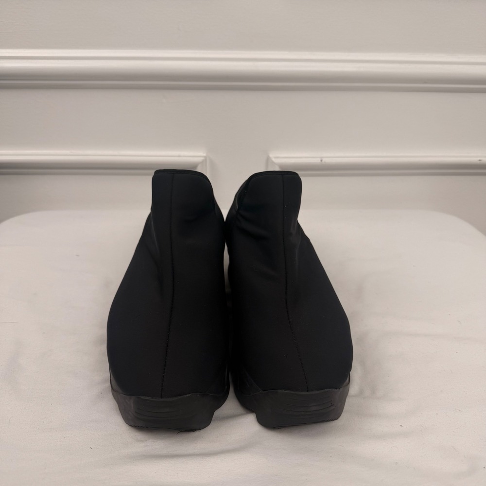 IRI NYC Black Neoprene Chunky Platform Slip On Sneakers Made in Italy Womens 37